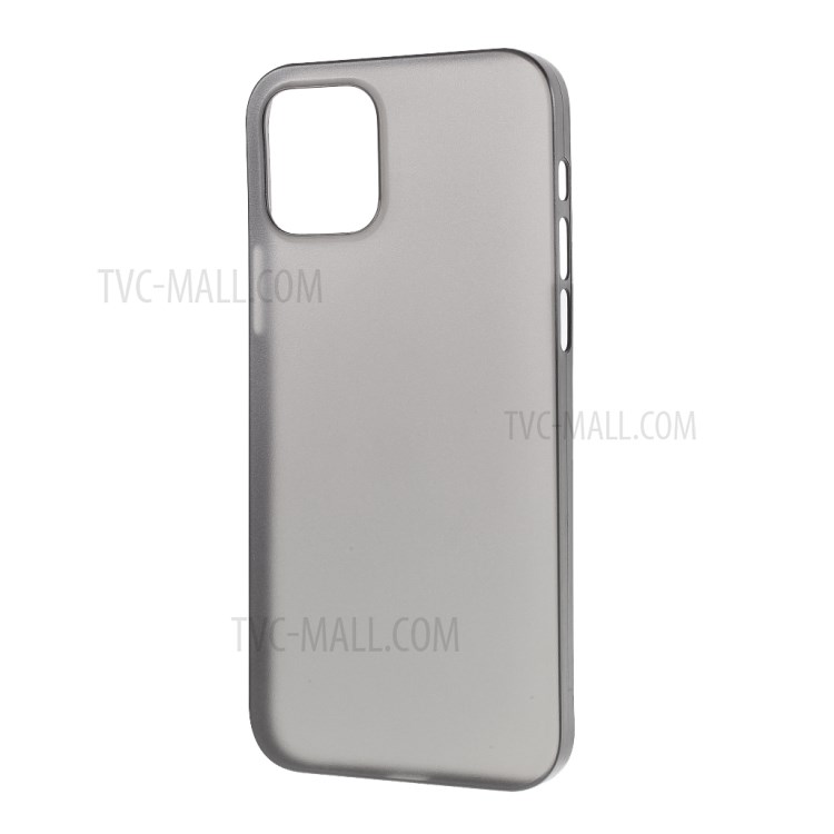 Ultra-thin Plastic Stylish Case for iPhone 12 Pro Max 6.7 inch - Dark Grey-2