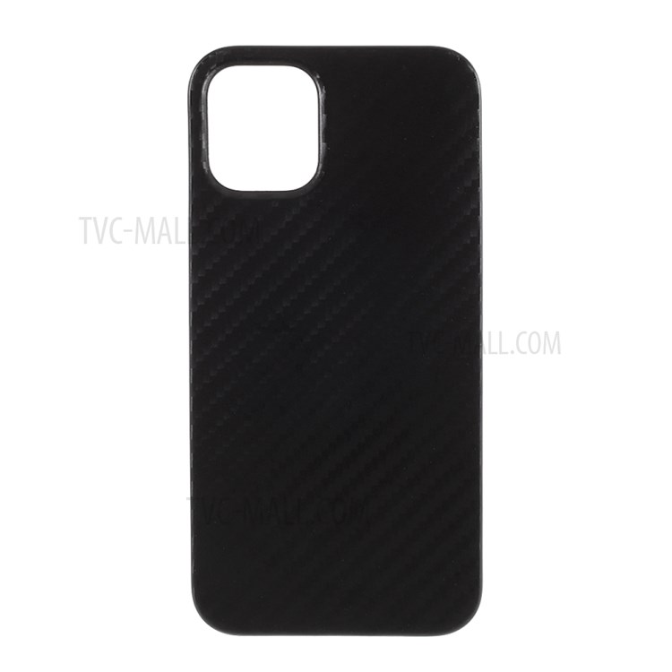 Carbon Fiber Texture Hard PC Phone Case for iPhone 12 mini 5.4 inch - Black-1