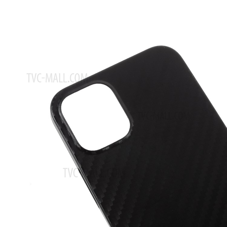 Carbon Fiber Texture Hard PC Phone Case for iPhone 12 mini 5.4 inch - Black-8