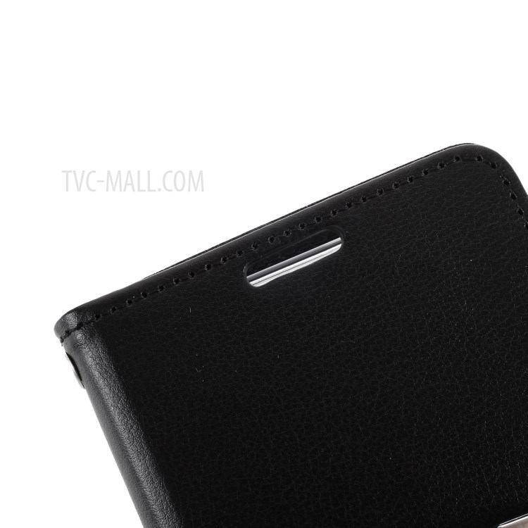 MERCURY GOOSPERY Rich Diary Leather Wallet Protective Case for iPhone 12 5.4 inch - Black-13