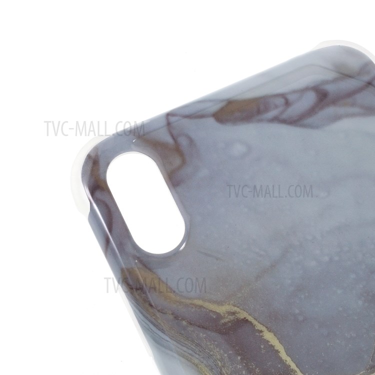 Marble Pattern Four-corner Anti-fall IMD TPU Case for iPhone XS Max 6.5 inch - Style A-8