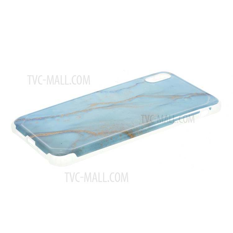 Marble Pattern Four-corner Anti-fall IMD TPU Case for iPhone XS Max 6.5 inch - Style C-5