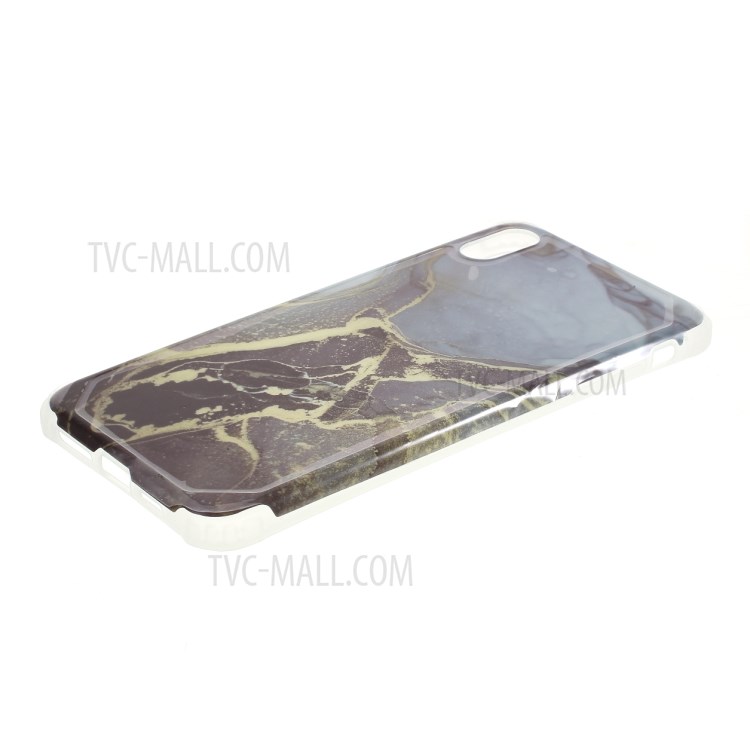 Marble Pattern IMD TPU Case for iPhone X/XS 5.8 inch Four-corner Anti-fall - Style A-5