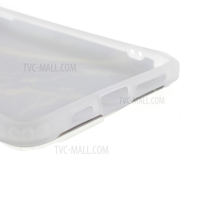 Teste Padrão De Mármore Caso IMD TPU Para Iphone X / XS 5.8 Polegadas Quatro Cantos Anti-queda - Estilo Um-7