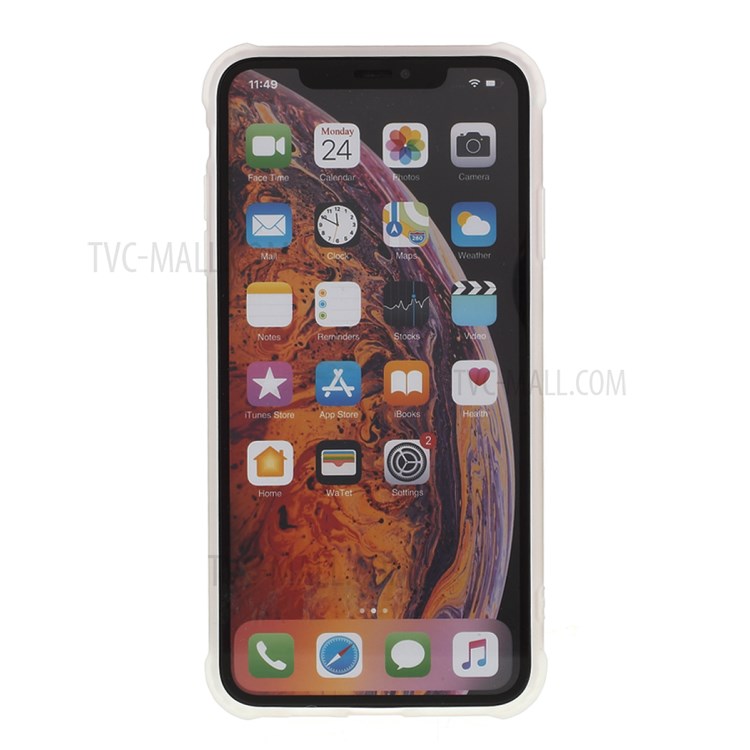Marble Pattern IMD TPU Case for iPhone X/XS 5.8 inch Four-corner Anti-fall - Style G-3