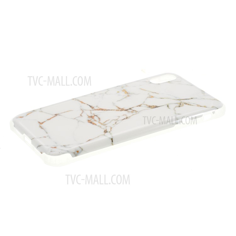 Marble Pattern IMD TPU Case for iPhone X/XS 5.8 inch Four-corner Anti-fall - Style G-4