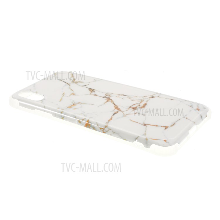 Marble Pattern IMD TPU Case for iPhone X/XS 5.8 inch Four-corner Anti-fall - Style G-5