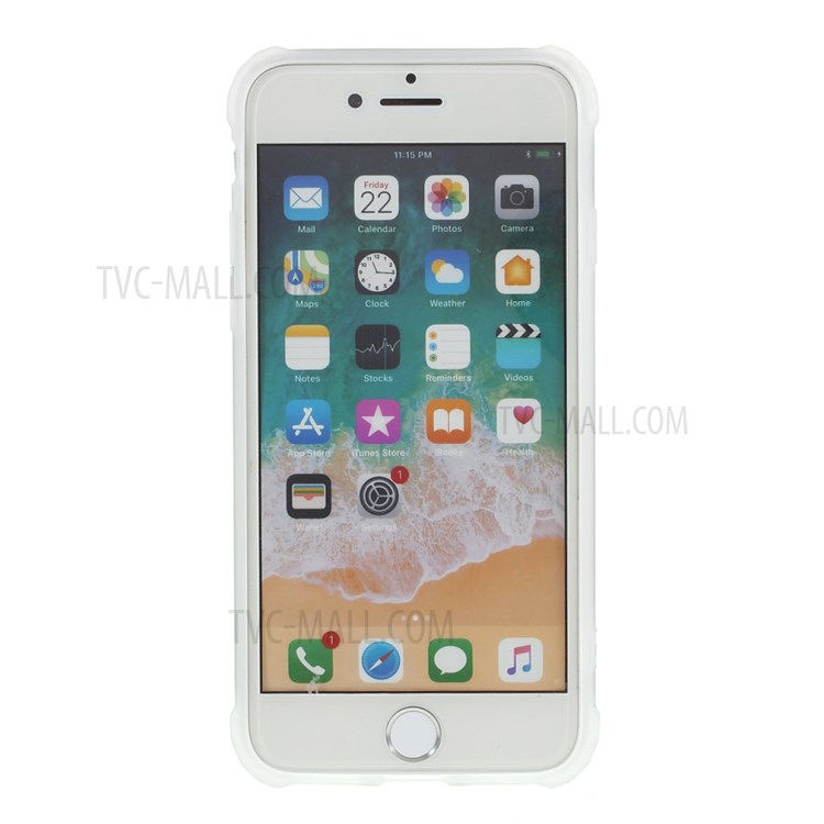 Мрамор Рисунок ИМИ ТП Оболочка Для Iphone 8/7 / SE (2-е Поколение) Случае Четыре Угла Анти-падение - Стилизации-3