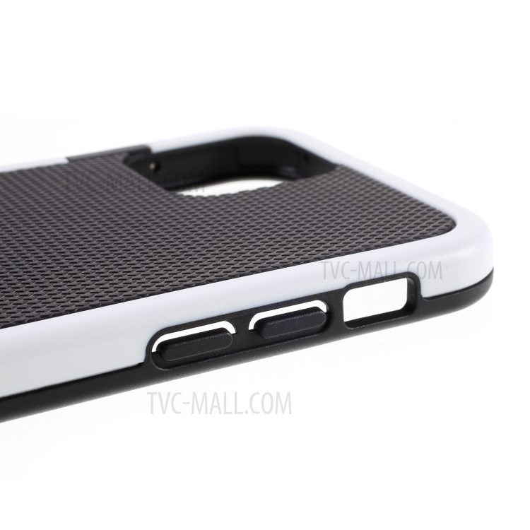 Sortierte Farbe Rand PC + TPU Rhombus Textur Argument Für Iphone 12 Mini - Schwarz-9