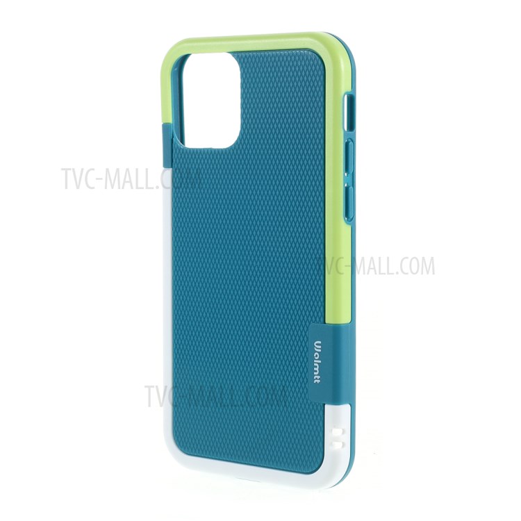 Assorted Color Edge PC + TPU Rhombus Texture Back Case for iPhone 12 Mini - Baby Blue-2