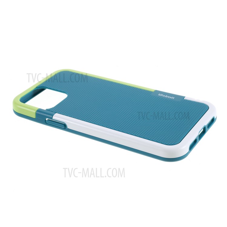 Assorted Color Edge PC + TPU Rhombus Texture Back Case for iPhone 12 Mini - Baby Blue-4