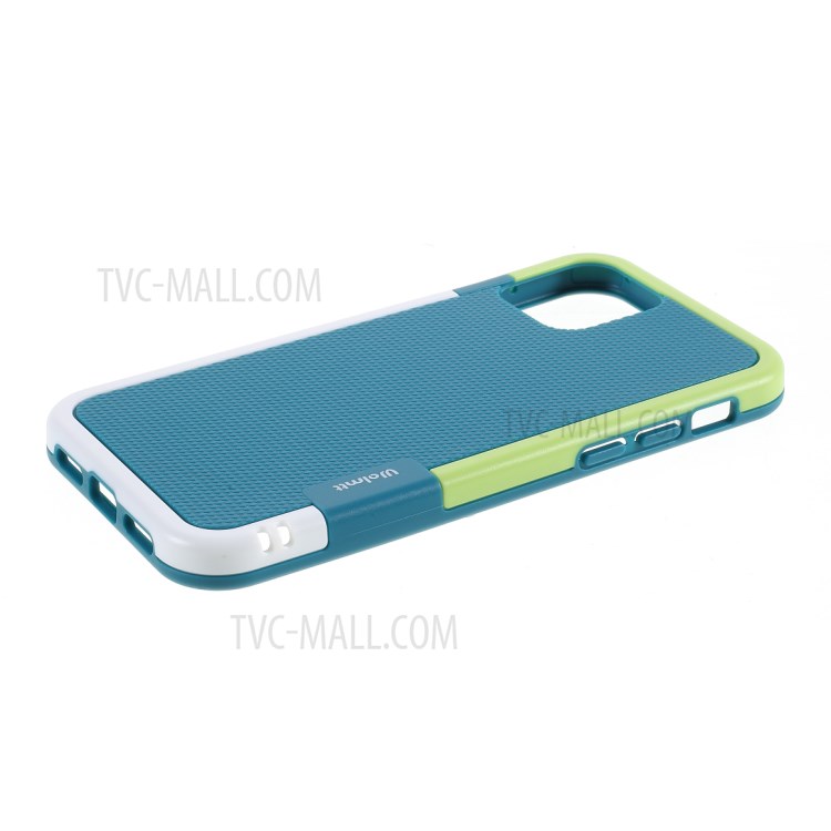 Assorted Color Edge PC + TPU Rhombus Texture Back Case for iPhone 12 Mini - Baby Blue-5