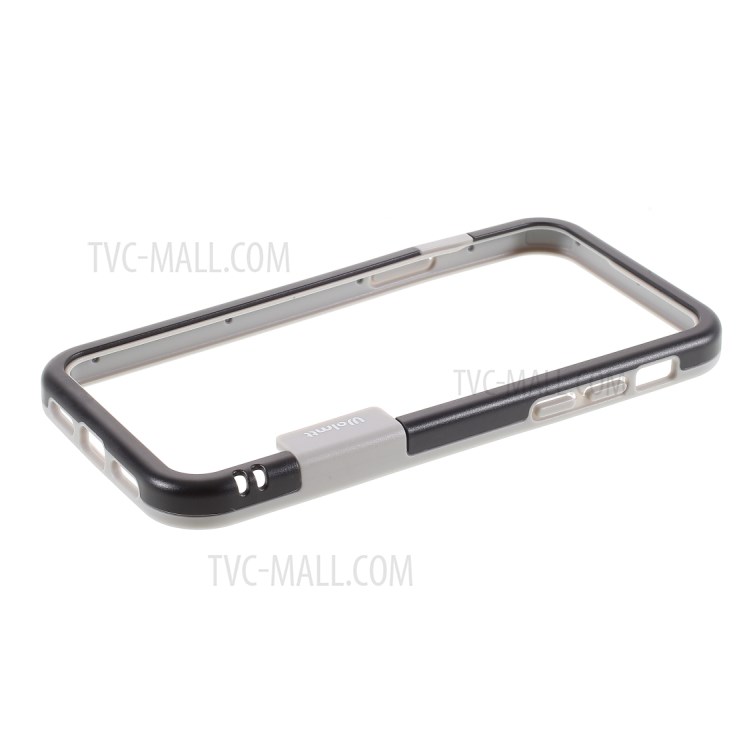 Bi-color TPU+PC Bumper Phone Case for iPhone 12/12 Pro - Black-4