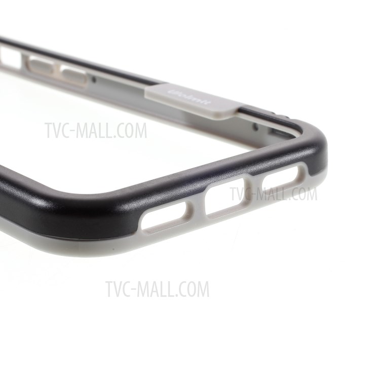 Bi-color TPU+PC Bumper Phone Case for iPhone 12/12 Pro - Black-5