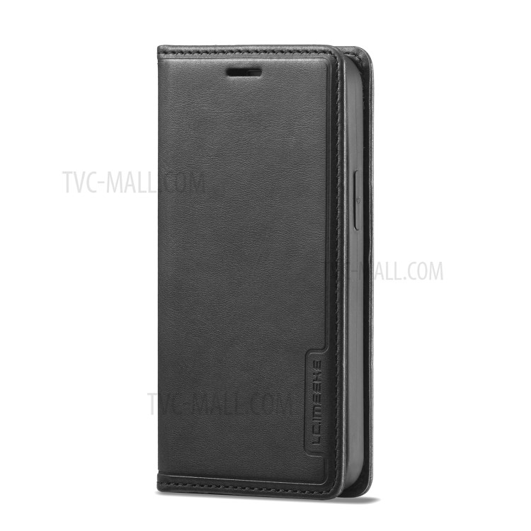 LC.IMEEKE LC-001 Series Leather Phone Cover Case for iPhone 12/12 Pro - Black-2