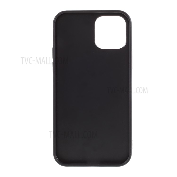 Nylon Coated TPU Case Phone Shell for iPhone 12/12 Pro - Black-3