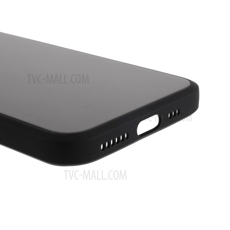Glass + PC + TPU Hybrid Mobile Phone Cover for iPhone 11 Pro 5.8 inch - Black-6