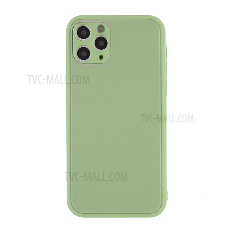 Glass + PC + TPU Hybrid Mobile Phone Cover for iPhone 11 Pro 5.8 inch - Green-1
