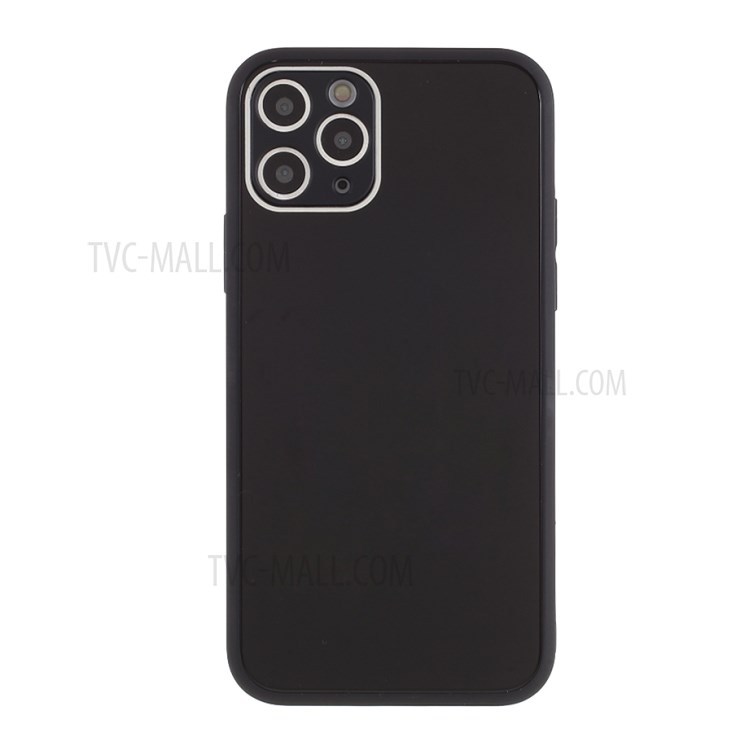 Glass + PC + TPU Hybrid Protective Phone Shell for iPhone 11 Pro Max 6.5 inch - Black-1