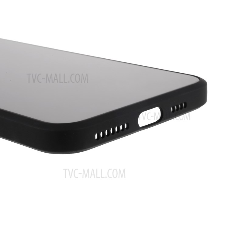 Cas Hybride Verre + PC + Coque TPU Téléphone Mobile Pour IPhone XS / X - Noir-6