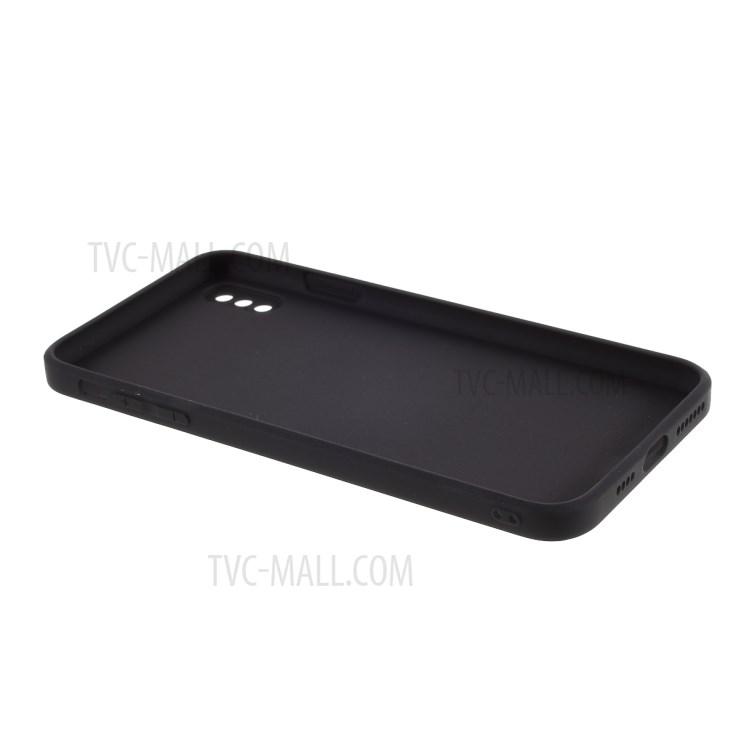 Cas Hybride Verre + PC + Coque TPU Téléphone Mobile Pour IPhone XS / X - Noir-7