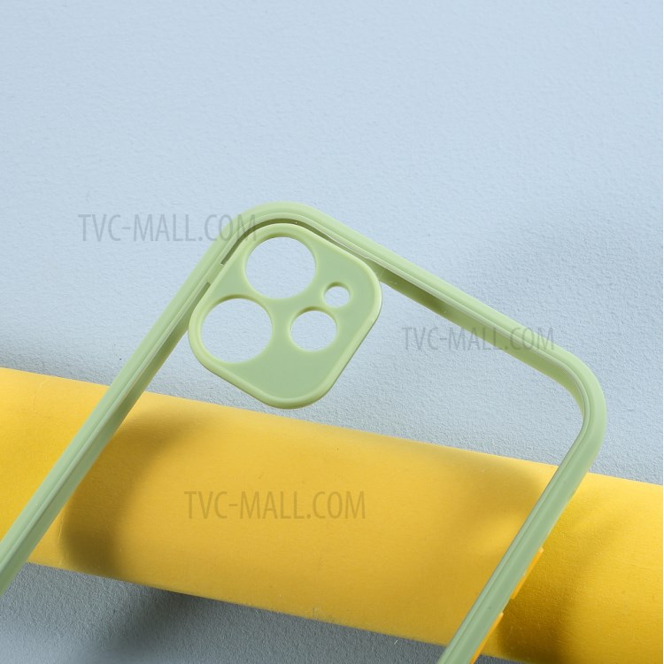 Acrylic + TPU Combo Cover Contrast Color Protection Case for iPhone 11 6.1 inch - Green-2