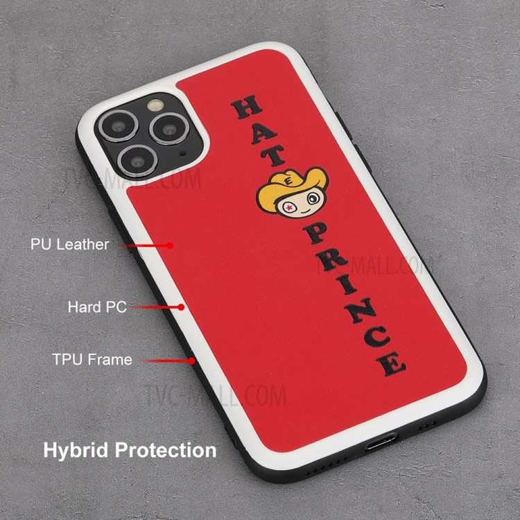 HAT PRINCE ENKAY Anti-drop Phone Case + 0.26mm Full Glue Tempered Glass Screen Film for iPhone 11 Pro Max - Red-3