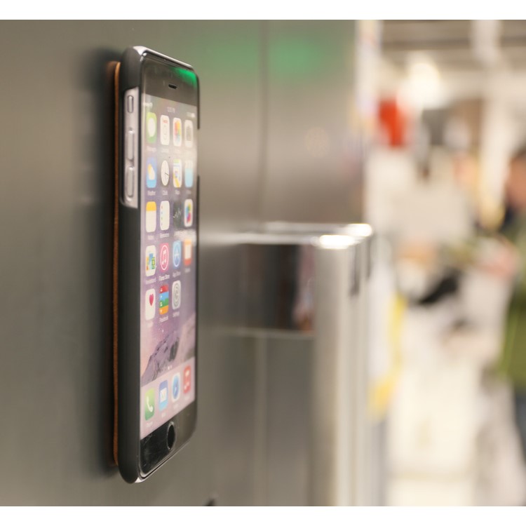 CASEME Housse en cuir 2-en-1 détachable Housse cuir en cuir véritable pour iPhone SE 5s 5 - Noir-18