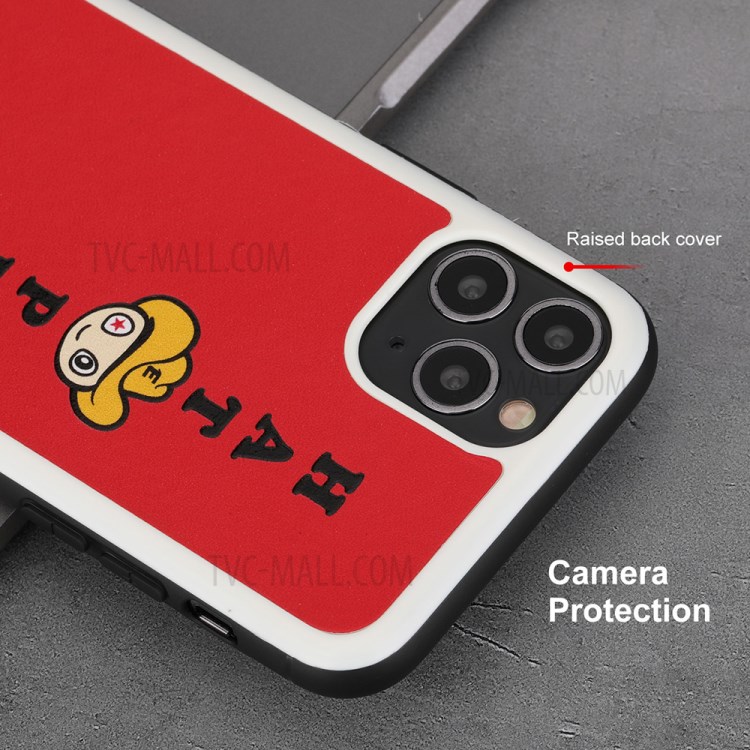 HAT PRINCE Enkay Série De Dessins Animés Cuir PU + Pc + Tpu Couverture Goutte Épreuve Pour IPhone 11 Pro Max - Rouge-4