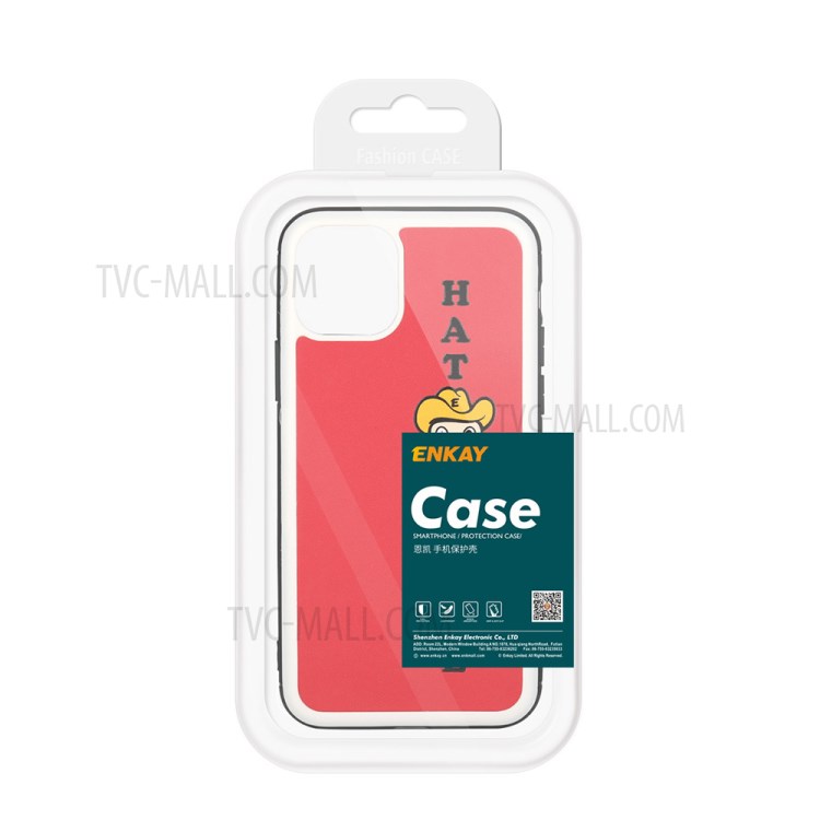 HAT PRINCE Enkay Série De Dessins Animés Cuir PU + Pc + Tpu Couverture Goutte Épreuve Pour IPhone 11 Pro Max - Rouge-8