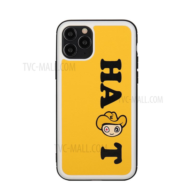 HAT PRINCE ENKAY Cartoon Series PU Leather+PC+TPU Drop-proof Cover for iPhone 11 Pro Max - Yellow-1