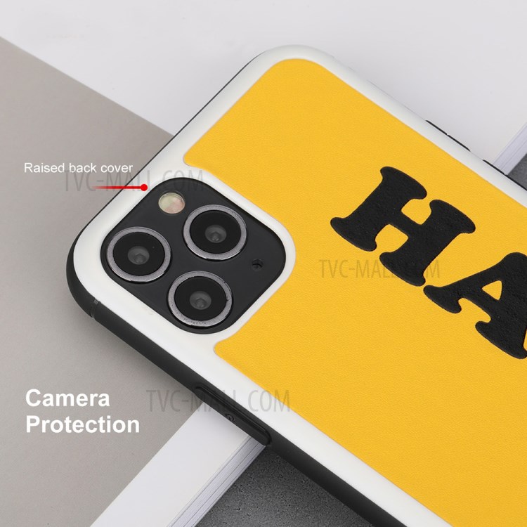 HAT PRINCE ENKAY Cartoon Series PU Leather+PC+TPU Drop-proof Cover for iPhone 11 Pro Max - Yellow-4