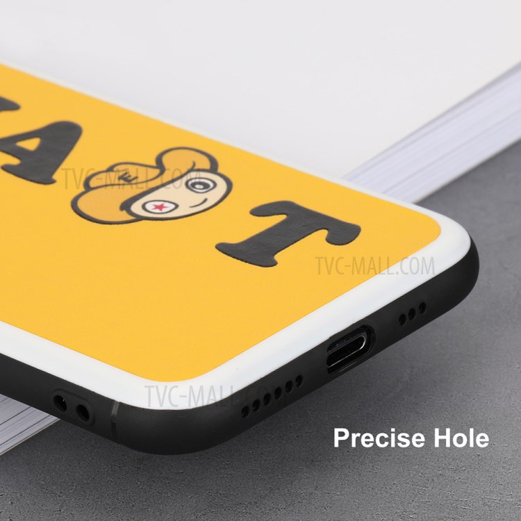 HAT PRINCE ENKAY Cartoon Series PU Leather+PC+TPU Drop-proof Cover for iPhone 11 Pro Max - Yellow-5