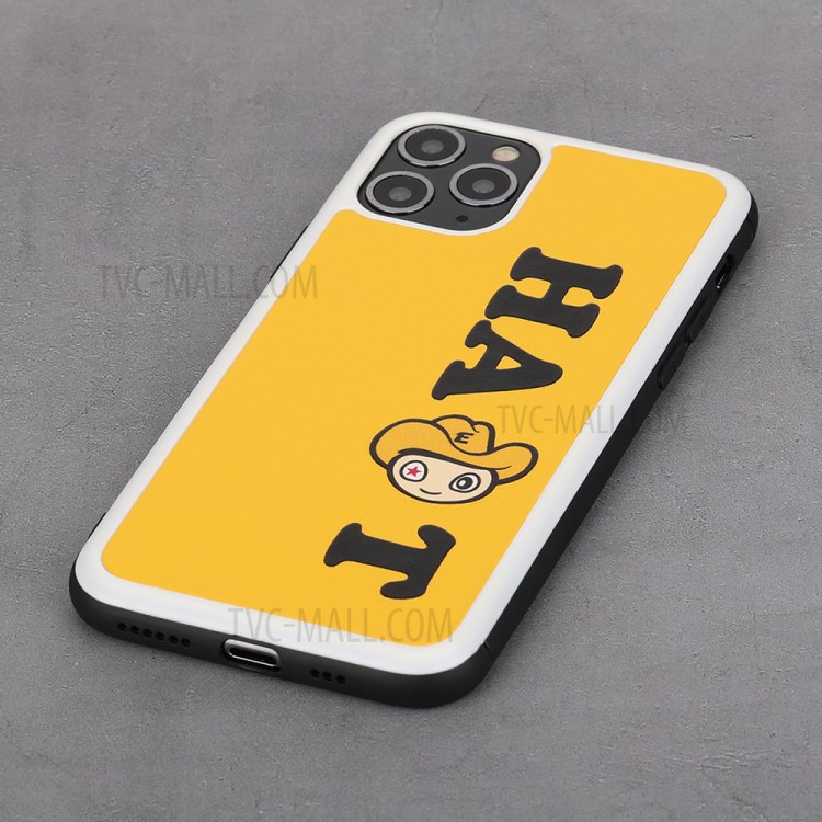 HAT PRINCE ENKAY Cartoon Series PU Leather+PC+TPU Drop-proof Cover for iPhone 11 Pro Max - Yellow-6