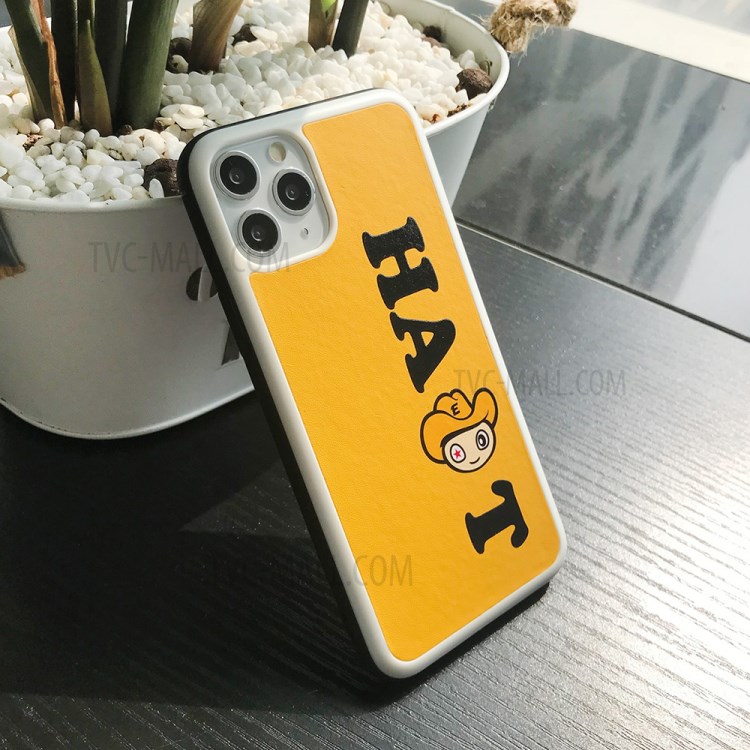 HAT PRINCE ENKAY Cartoon Series PU Leather+PC+TPU Drop-proof Cover for iPhone 11 Pro Max - Yellow-7