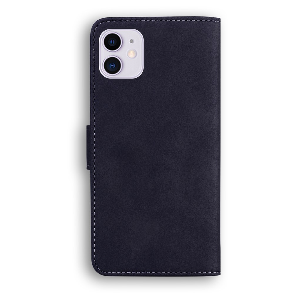 Leather Wallet Stand Phone Case for iPhone 11 - Black-3