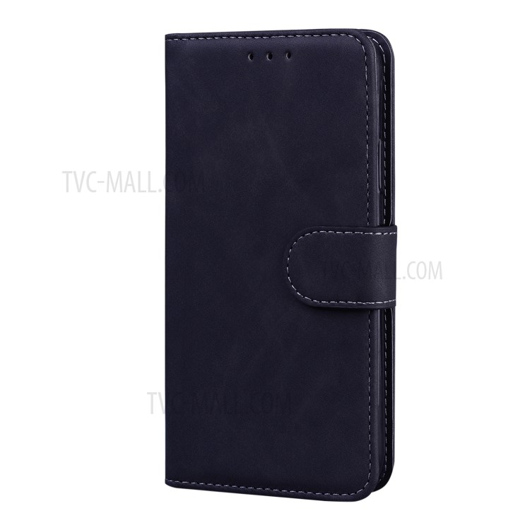 Leather Wallet Stand Phone Case for iPhone 12 mini - Black-5