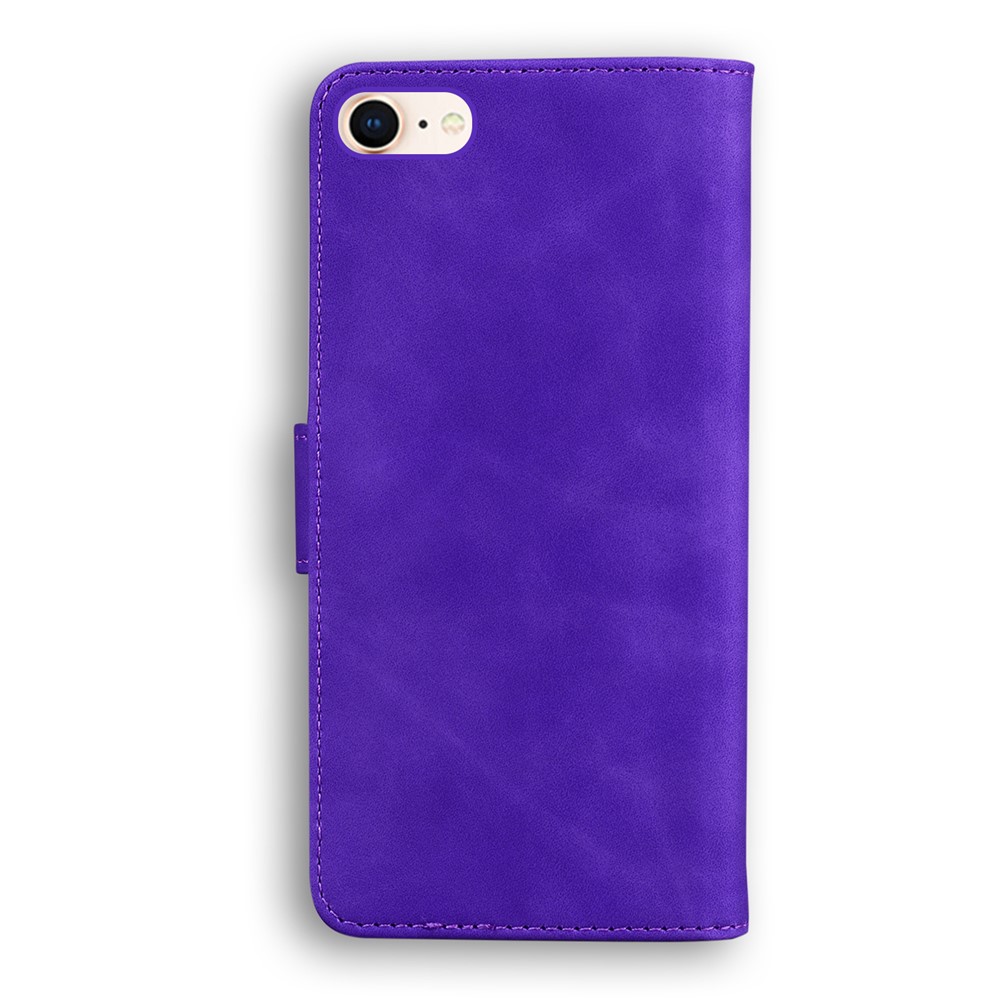 Leather Wallet Stand Phone Case for iPhone 7/8/SE (2nd Generation) - Purple-2
