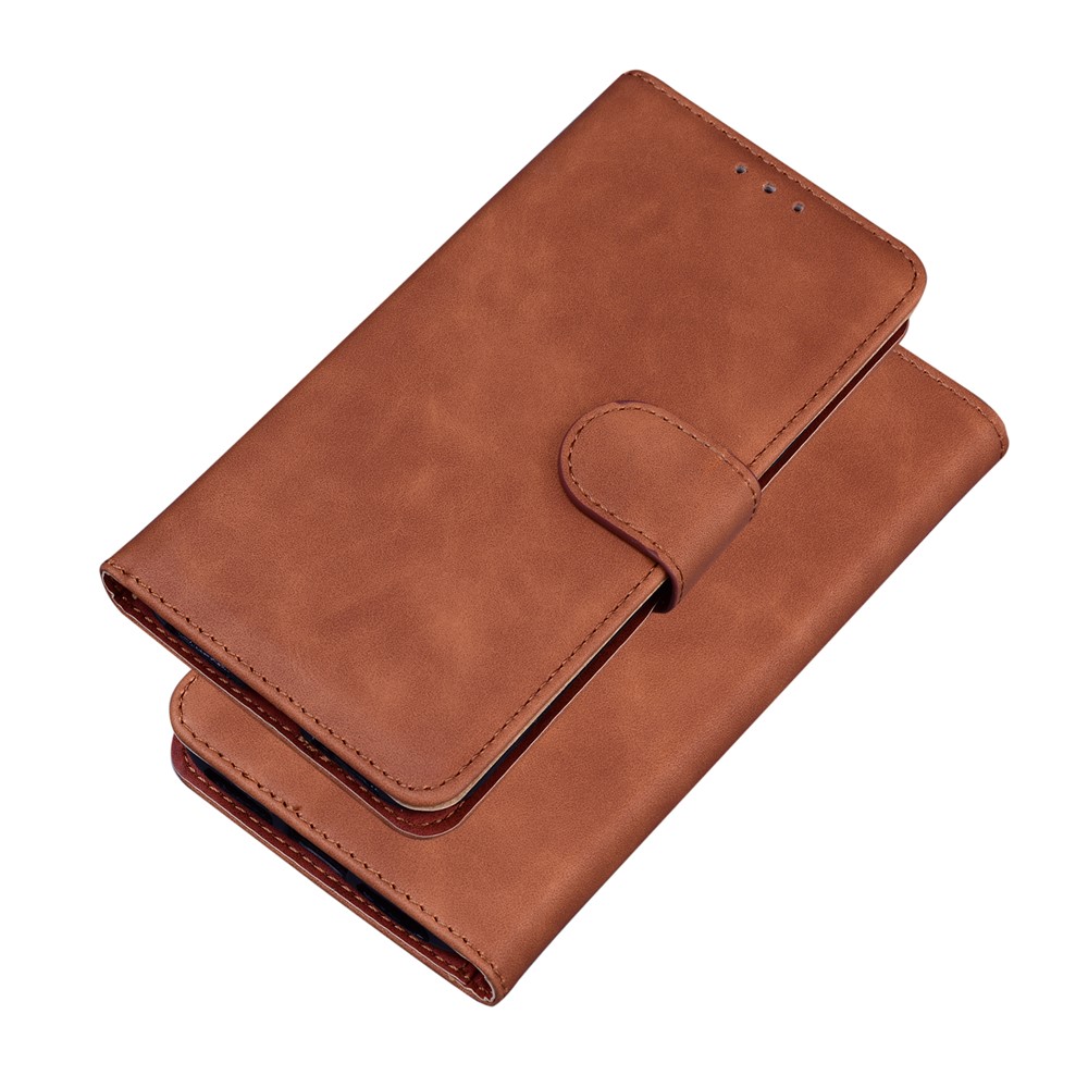 Leather Wallet Stand Phone Case for iPhone 7/8/SE (2nd Generation) - Brown-6
