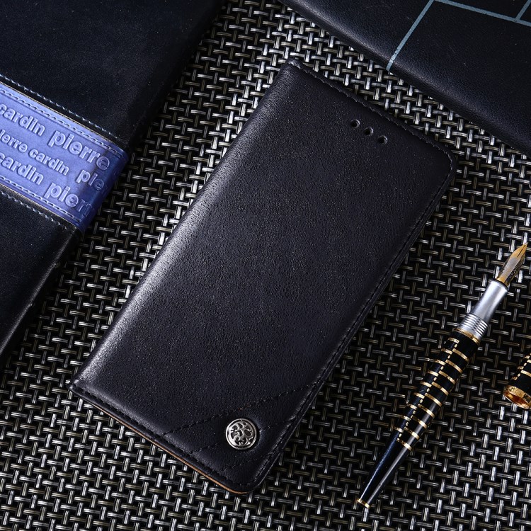 Retro Texture Leather Wallet Phone Flip Case for iPhone 12 Pro / iPhone 12 - Black-10