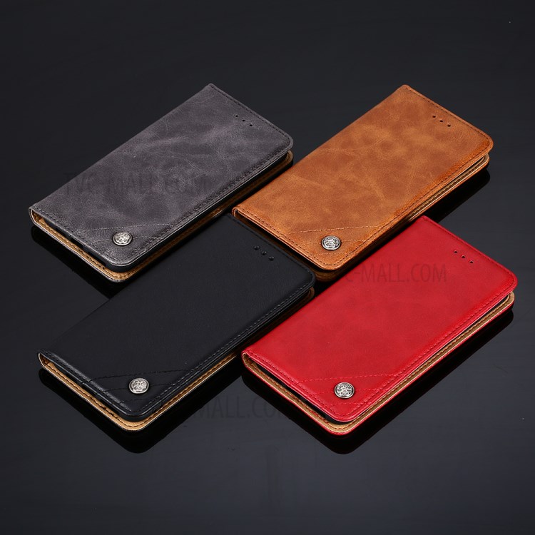 Retro Texture Leather Wallet Phone Flip Case for iPhone 12 Pro / iPhone 12 - Black-9