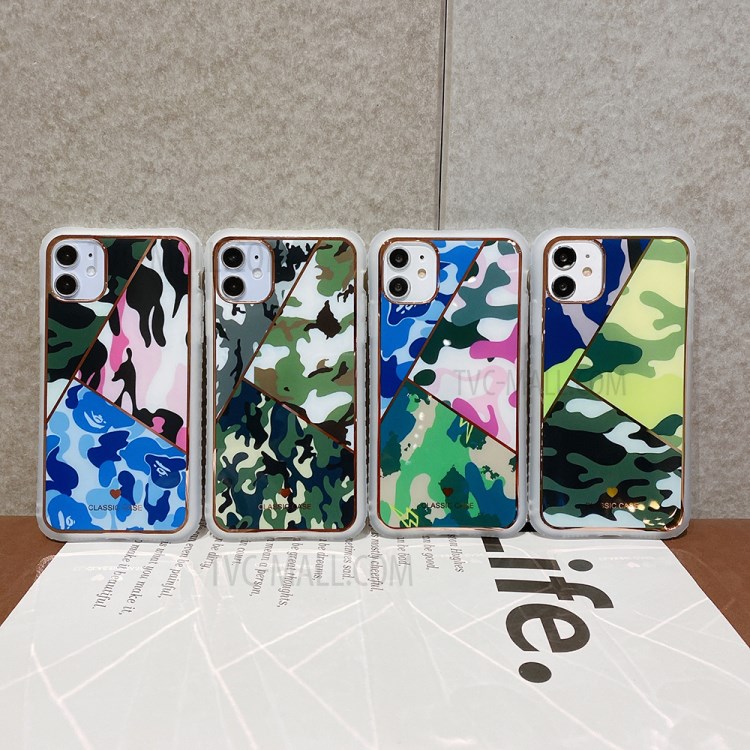 Fun Series Camouflage Geometry PC+TPU Phone Case for iPhone 12 Pro Max - Style A-6