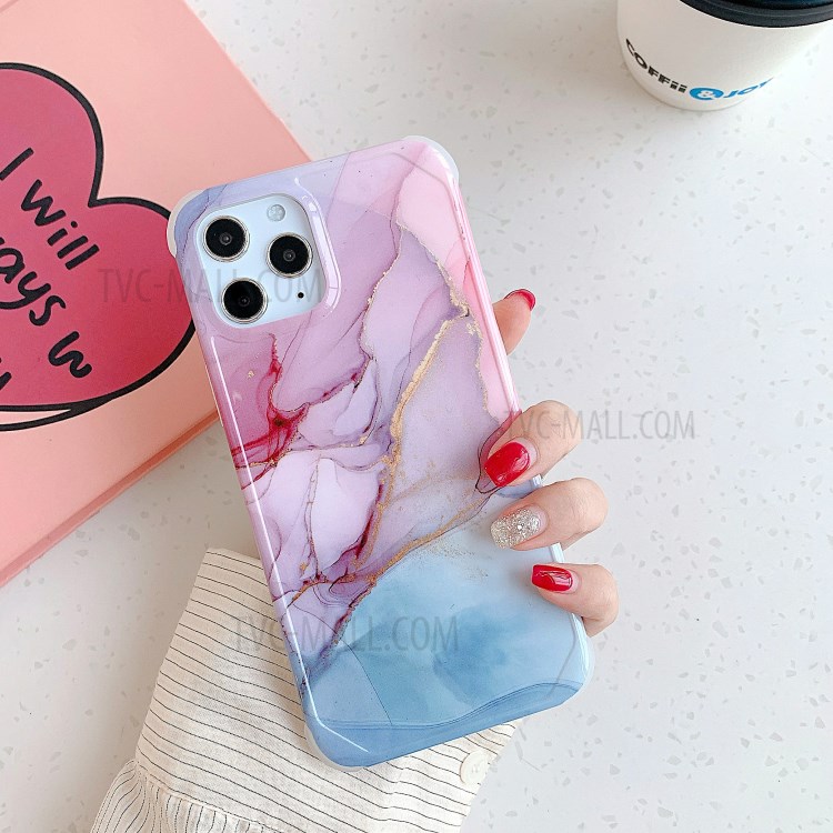 Four-corner Anti-fall Marble Pattern IMD TPU Case for iPhone 11 Pro 5.8 inch - Style C-1