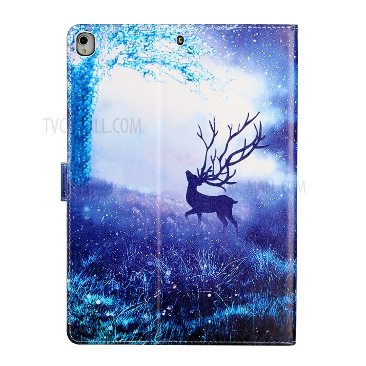 Pattern Printing Leather Cover Case with Slots and Stand for iPad 10.2 (2020) - Deer-3