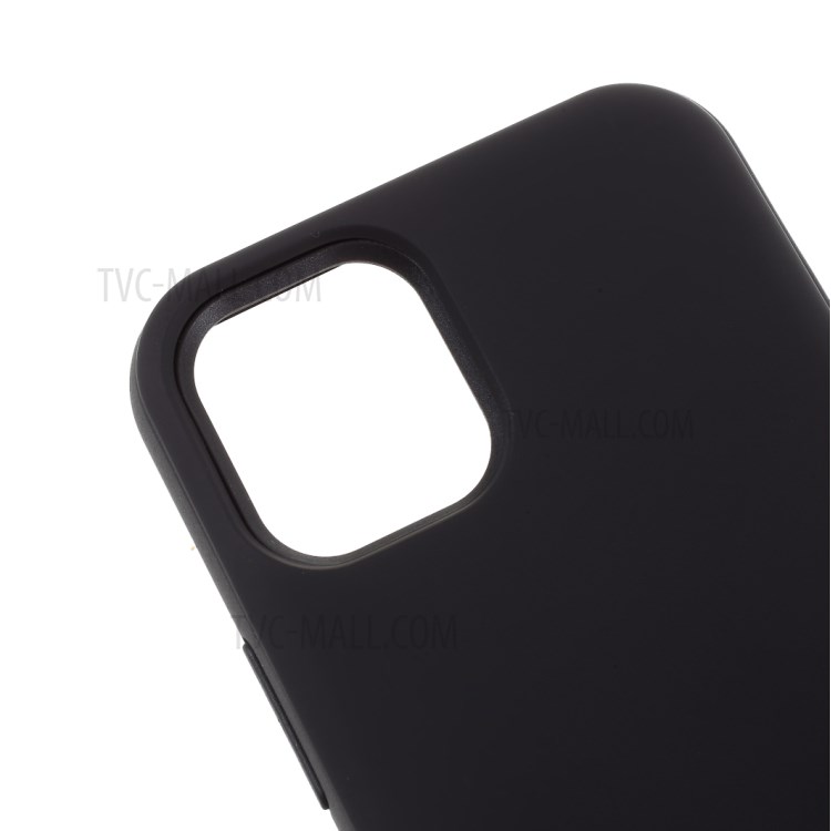 MERCURY GOOSPERY Magnetic Mirror Makeup Shell PC + TPU Hybrid Case with Card Holder for iPhone 12/12 Pro - Black-8