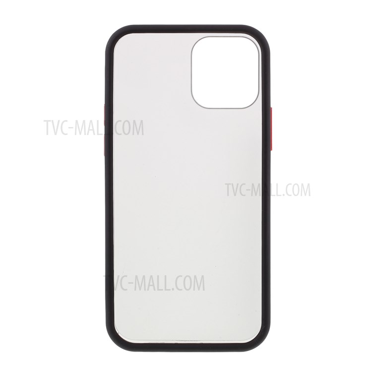 Mercury PC + Soft TPU Frosted Case for iPhone 12 Pro Max Cover - Black-3