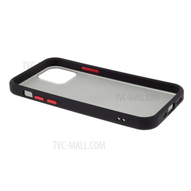 Mercury PC + Soft TPU Frosted Case for iPhone 12 Pro Max Cover - Black-8
