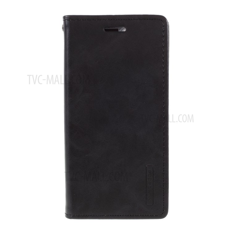 MERCURY GOOSPERY Blue Moon Leather Phone Case for iPhone 12 Mini - Black-1