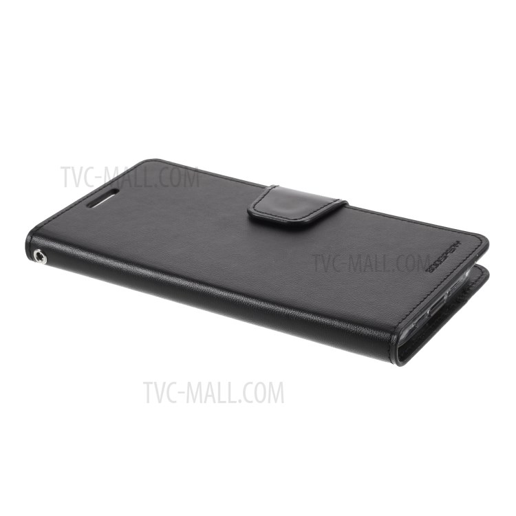 MERCURY GOOSPERY Sonata Diary Leather Wallet Stand Casing for iPhone 12 Pro Max - Black-5