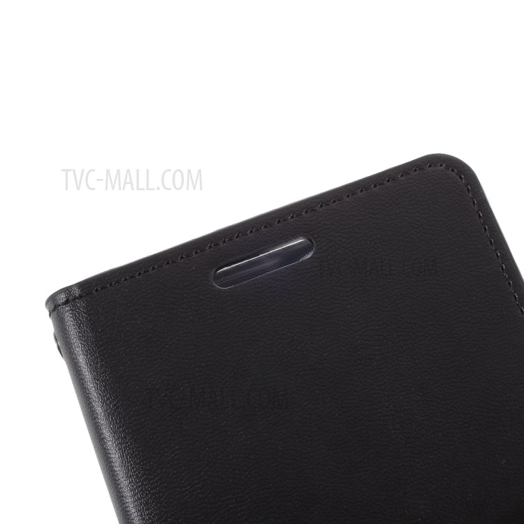 MERCURY GOOSPERY Sonata Diary Leather Wallet Stand Casing for iPhone 12 Pro Max - Black-9